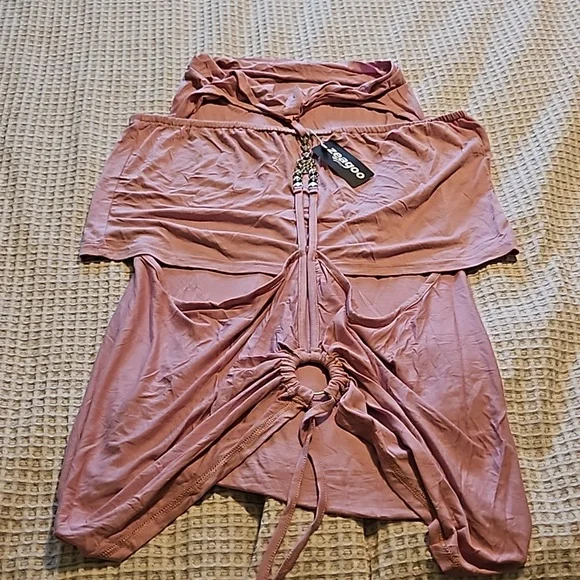 Zeagoo Coul Neck Halter Top Sz. XL NWT - Picture 4 of 6